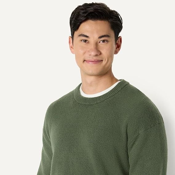 Green Crew Neck Sweater imagen 4